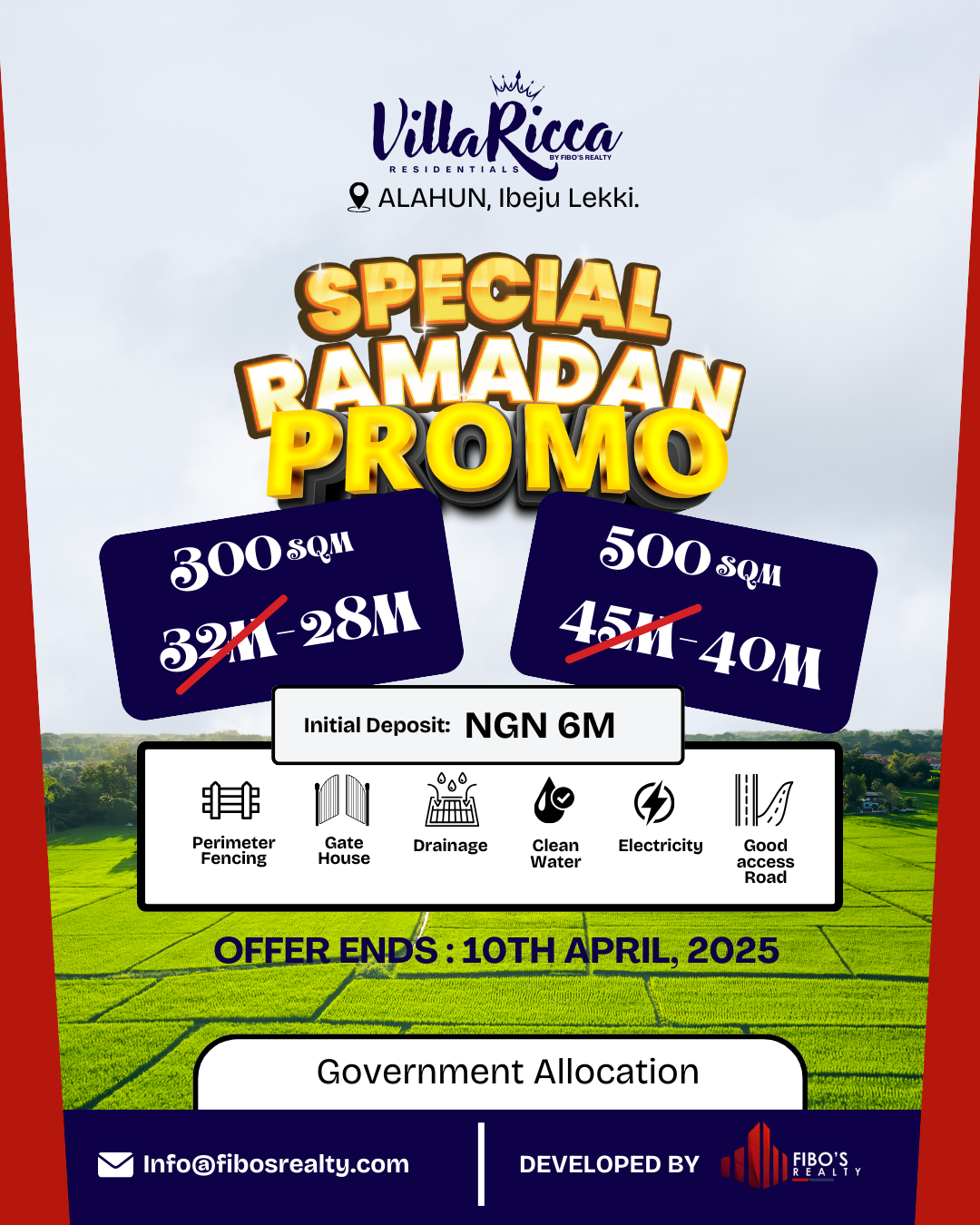 🌙 Special Ramadan Promo Alert! 🕌 Villa Ricca Residentials